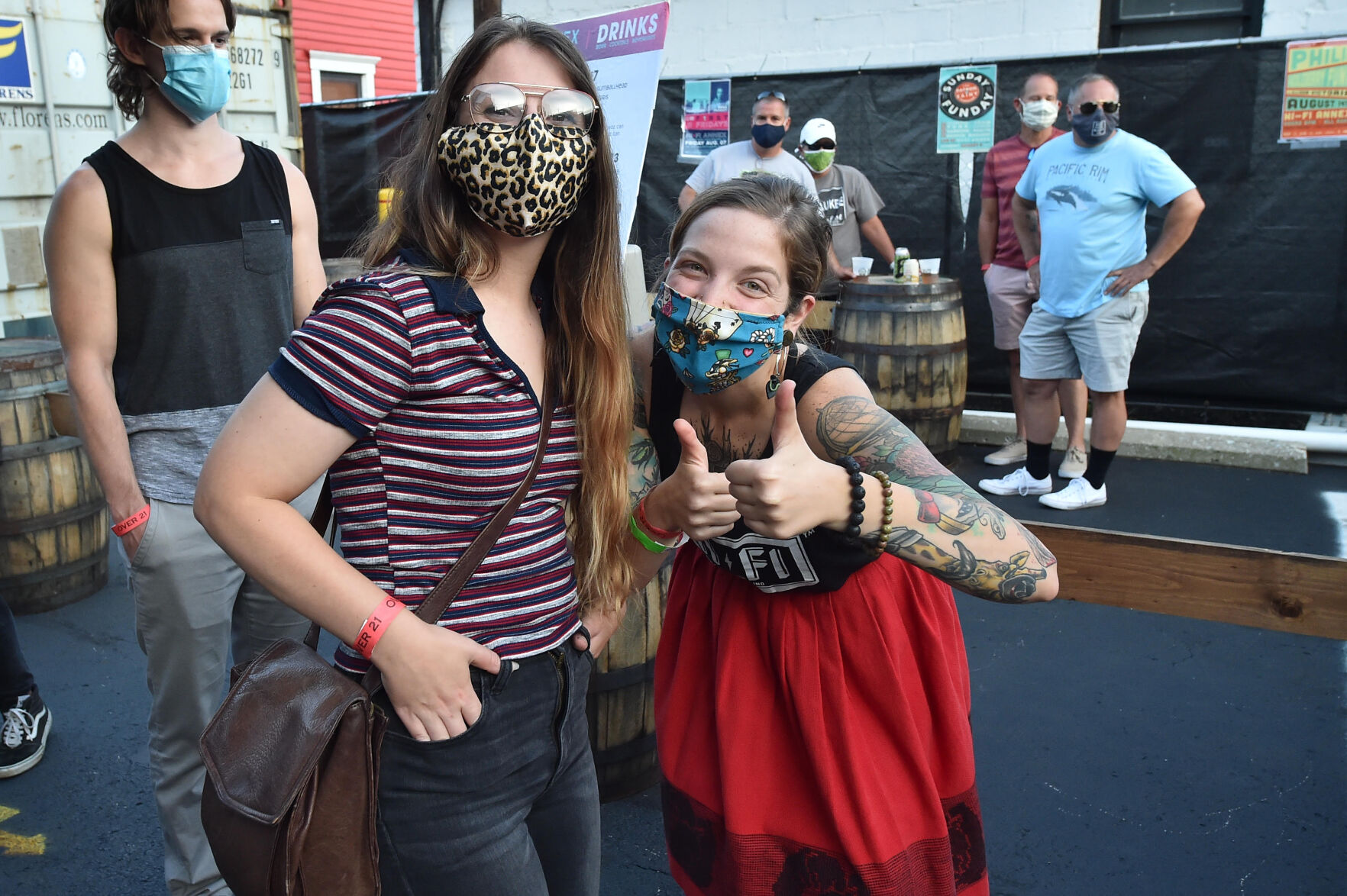 Happy fans at the Hi-Fi Annex